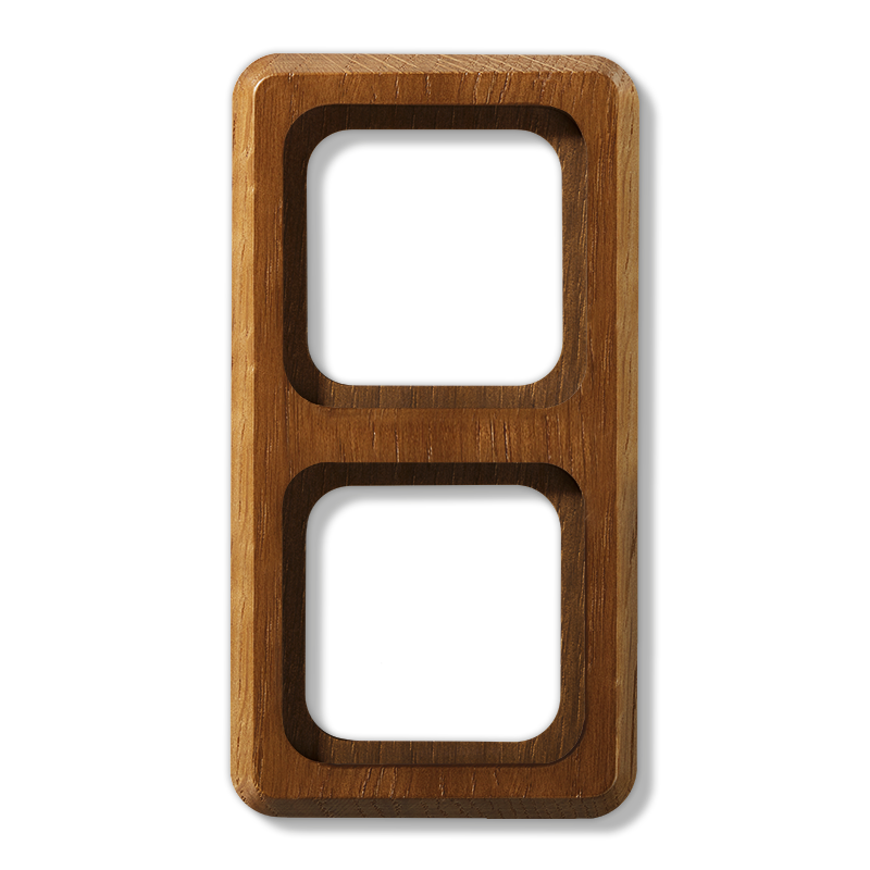 2-fach Rahmen Eiche Gebeizt