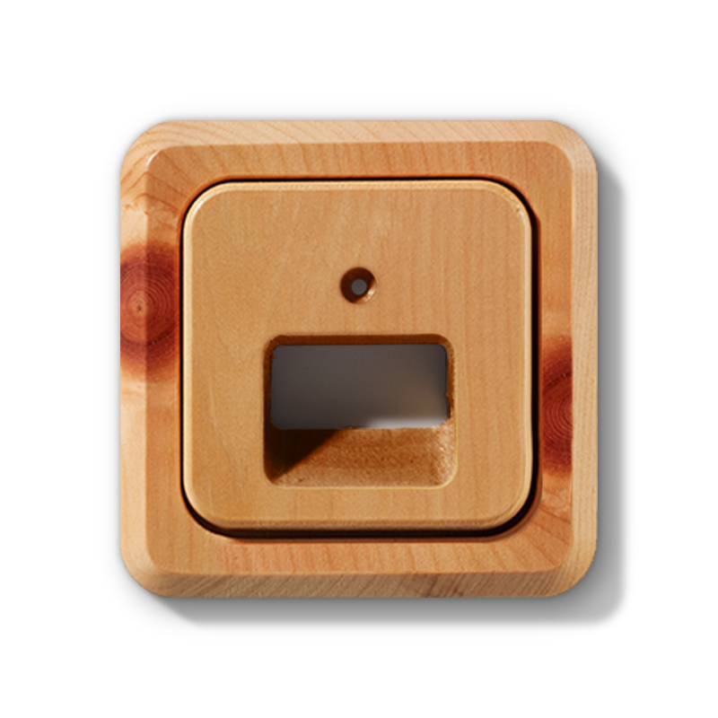 Datendose zu RJ45 Zirbelkiefer