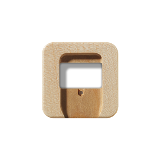 Einsatz Telefonsteckdose Ahorn